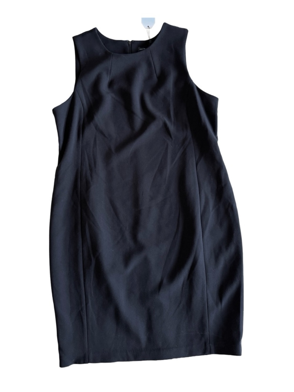 Universal Standard Black Ponte Sheath Dress, size S (W 14-16)